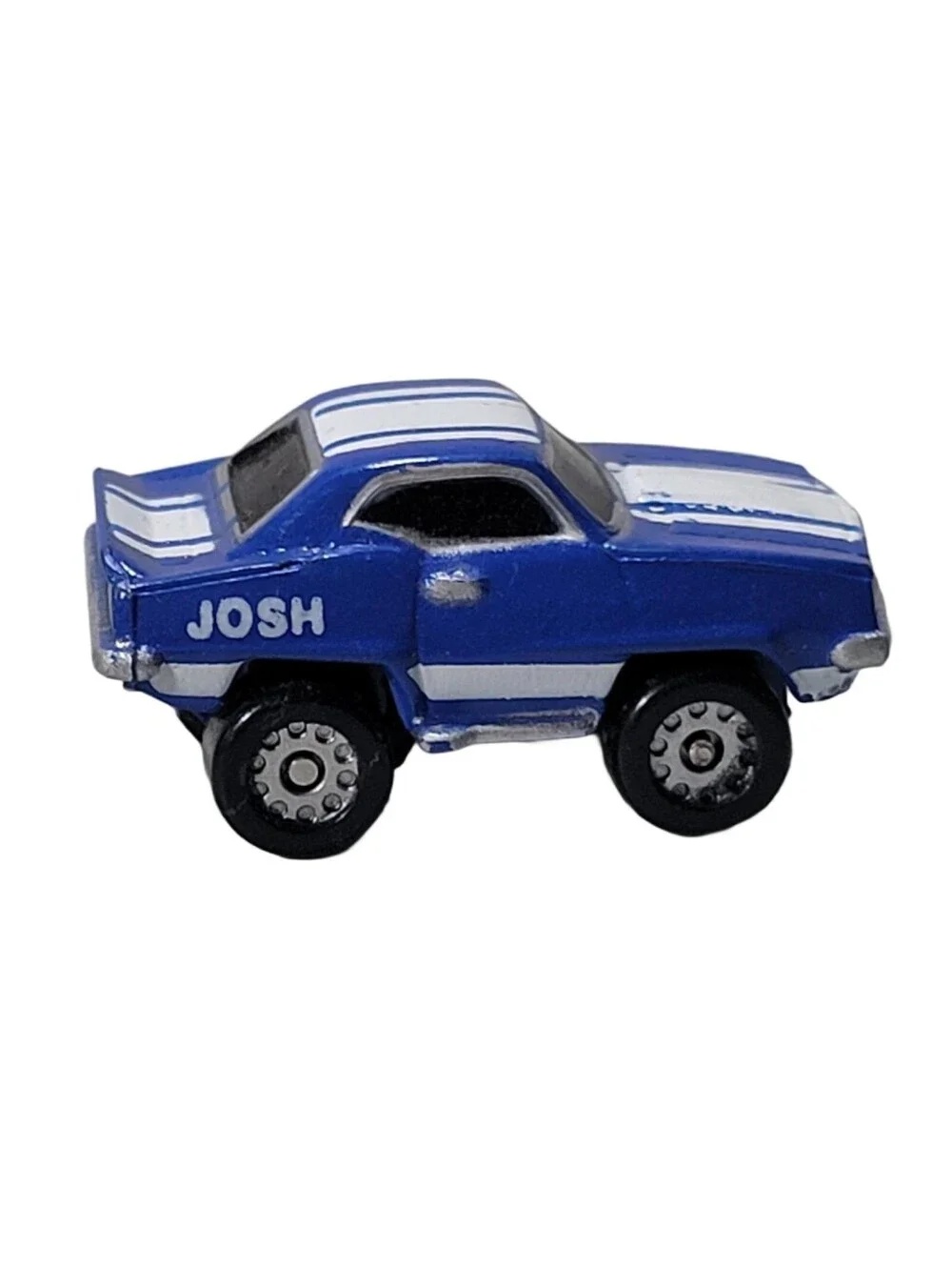 Micro Machines 1969 Chevy Camaro Blue White Stripe JOSH 1986 Galoob